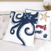 Homey Cozy Octopus Beach Outdoor Decorative Pillow, 20" x 20" - Image 5