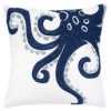 Homey Cozy Octopus Beach Outdoor Decorative Pillow, 20" x 20"