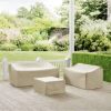 Crosley 3 Piece Sectional Cover Set - Image 3