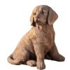 Campania International Golden Retriever Puppy Garden Statue