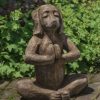 Campania International Yoga Dog Garden Statue - Image 2