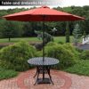 Cast Iron Patio Umbrella Base Stand - Image 4