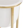CosmoLiving by Cosmopolitan Contemporary Planters with Stand, Set of 2 - Image 3