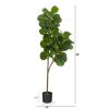 5.5' Fiddle Leaf Fig Artificial Tree - Image 2