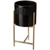 Glitzhome Modern Metal Plant Stands, Set of 3 - Image 3