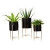 Glitzhome Modern Metal Plant Stands, Set of 3 - Image 7