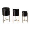 Glitzhome Modern Metal Plant Stands, Set of 3