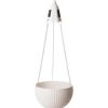 Glitzhome Solar Lighted Plastic Hanging Planter, 30" - Image 2