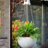 Glitzhome Solar Lighted Plastic Hanging Planter, 30" - Image 7