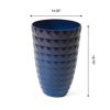 Glitzhome Oversized Faux Ceramic Textured Tall Pot Planter, Set of 2 - Image 5
