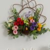 Nearly Natural 22" Spring Floral Wreath - Image 5