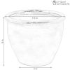 Round Ceramic Planter - Image 3