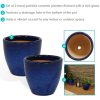 Round Ceramic Planter - Image 3