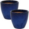 Round Ceramic Planter