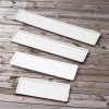 Novelty Manufacturing Countryside Plastic Flower Box Tray, White, 18" L - Image 2