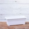 Novelty Countryside Patio Planter Box, White, 12 Inch by 27 Inch - Image 2