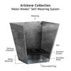 Novelty Resin Plastic Square Ella Black Planter/Flower Pot, 16" - Image 2