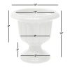 Novelty Classic Urn, 14 Inch, White - Image 2