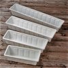 Novelty Polypro Plastic Flower Box Liner, 36 Inches White - Image 2
