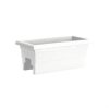 Novelty Countryside Rail Flower Deck Planter White 24 Inch