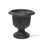 Novelty Outdoor Classic Urn, Flower Planter/Pot, Plastic, Black, 14" (Pack of 1)