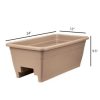 HC Companies Inc SPX24DB0A34 Rail Planter 24 Sandstone - Image 2