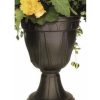 DCN Plastic Tall Azura Urn Planter Black 20 inch height - Image 2