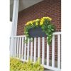 DCN Plastic DCN352736 Harmony Rail Planter Black - Image 2
