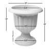 Novelty 38196 Classic Urn Garden Pot/Planter, Plastic, Stone color - Image 2