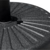 20" Fillable Round Plastic Free Standing Market Umbrella Base - Image 3