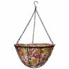 Gardener's Select 141424 Hanging Basket w Fabric Coco Liner, 14in