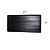 Jiffy TRAY Plastic Plant Tray, 11 x 22, Black - Image 2