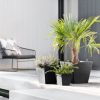 Ecopots Rotterdam Indoor and Outdoor Square Planter, 12in - Image 3
