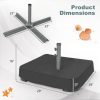 Patio Market Offset Umbrella Stand Holder Base Sand Filled Sandbags 220lbs - Image 11
