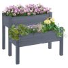Outsunny 34" x 34" x 28" Raised Garden Bed 2