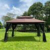 13 X 10 Outdoor Patio Gazebo Canopy Tent With Ventilated Double Roof And Mosquito Net - Image 10