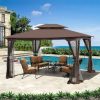 13 X 10 Outdoor Patio Gazebo Canopy Tent With Ventilated Double Roof And Mosquito Net - Image 2