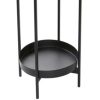 Black Metal Indoor Outdoor Planter with Removable Stand Set of 2 - Image 5