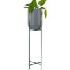 CosmoLiving Metal Planter with Removable Stand