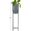 CosmoLiving Metal Planter with Removable Stand - Image 7