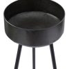 Black Metal Indoor Outdoor Planter Set of 2 - Image 3