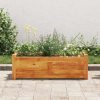 Garden Raised Bed Acacia Wood 29.9"x10.9"x9.8" - Image 2