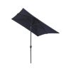 MONDAWE 10ft Rectangular Outdoor Patio Umbrella with Tilt and Crank
