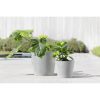 Ecopots Amsterdam Modern Round Indoor and Outdoor Planter, 10in - Image 2