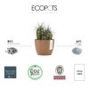 Ecopots Stockholm Indoor and Outdoor Modern Flower Pot Planter, 6in - Image 2
