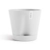 Ecopots Venice Indoor and Outdoor Planter with Water Reservoir, 12in