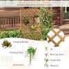 Planter Raised Bed with Trellis for Plant Flower Climbing - Image 2