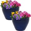 Round Ceramic Planter - Image 5