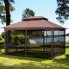 13 X 10 Outdoor Patio Gazebo Canopy Tent With Ventilated Double Roof And Mosquito Net - Image 8