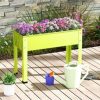 24'' Raised Garden Bed with Legs Metal Elevated Planter Box Drainage Hole Backyard - Image 3